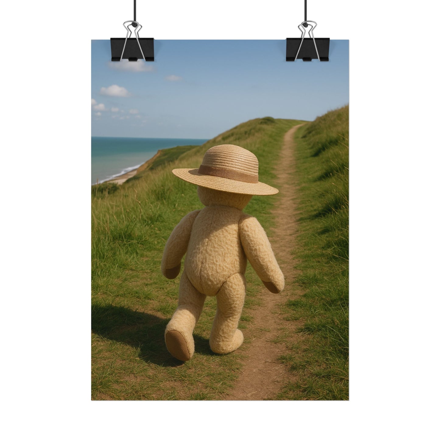 Teddy on Tour Bexhill Galley Hill Rolled Posters