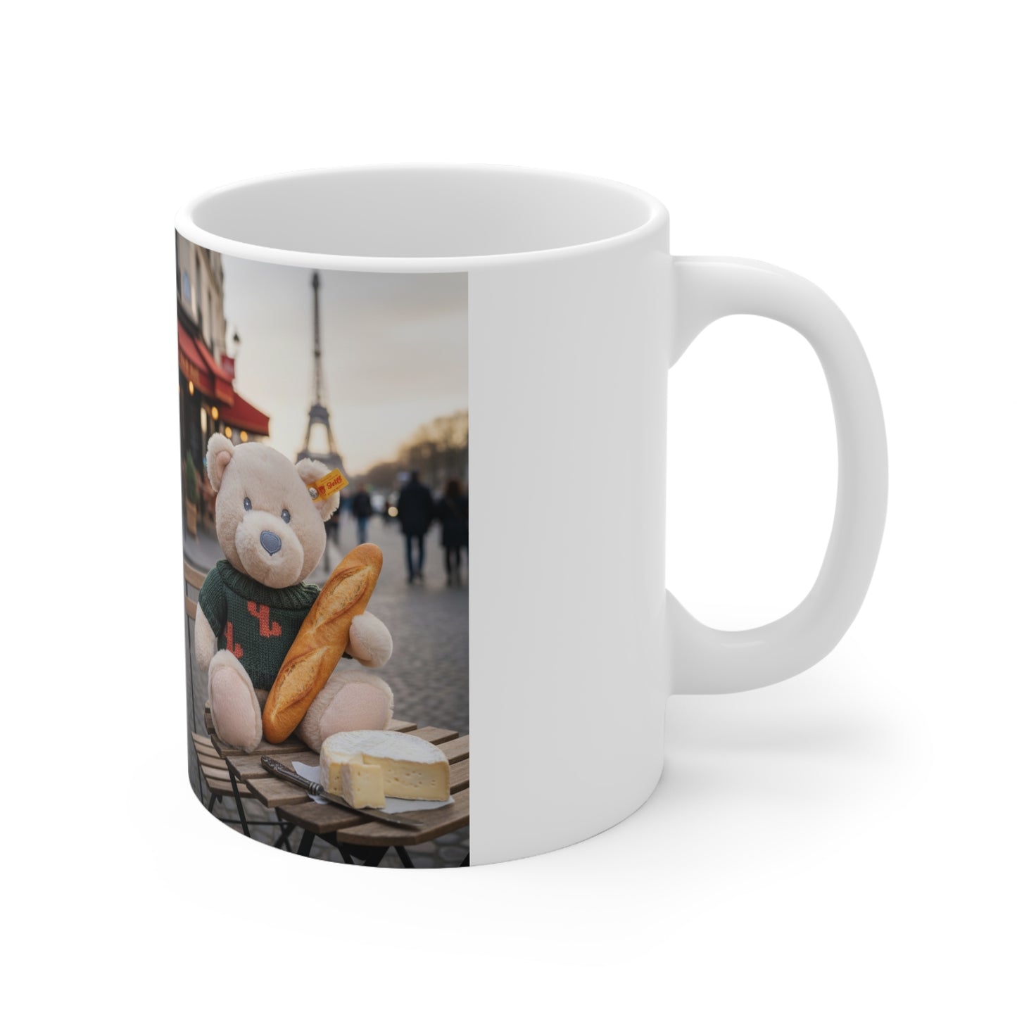 Teddy On Tour – Gilbert in Paris Ceramic Coffee Cup