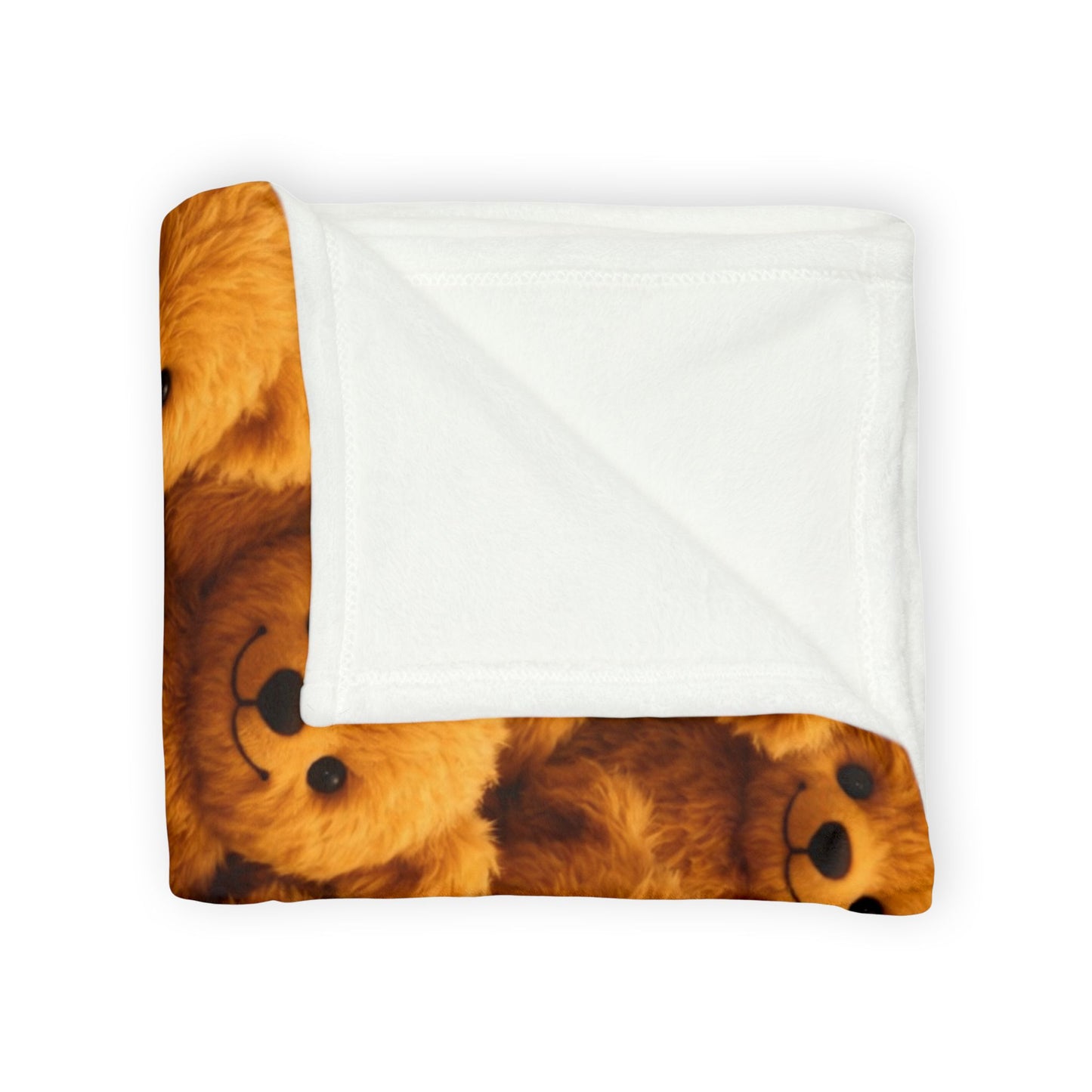 Counting Teddies Scruffy Teddy On Tour Soft Polyester Blanket