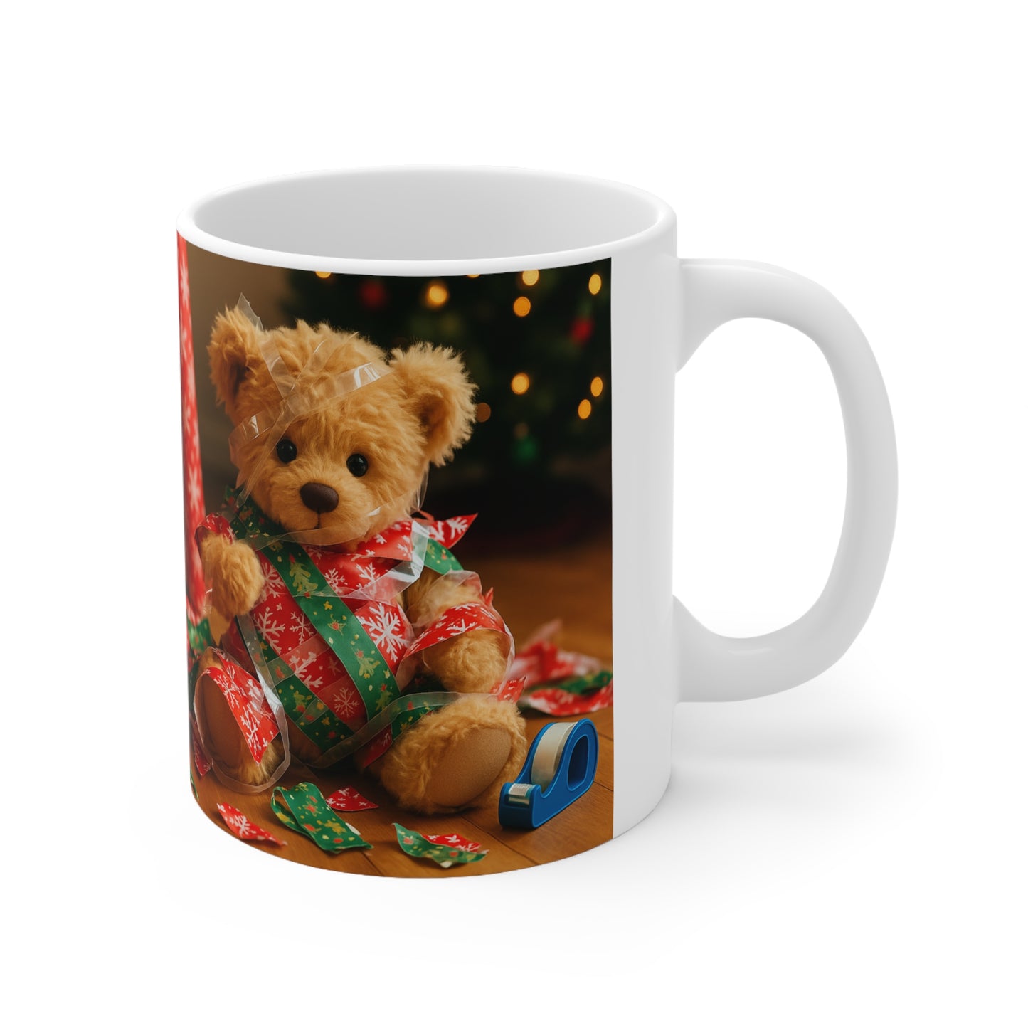 Teddy On Tour Christmas 2025 Ceramic Mug 3