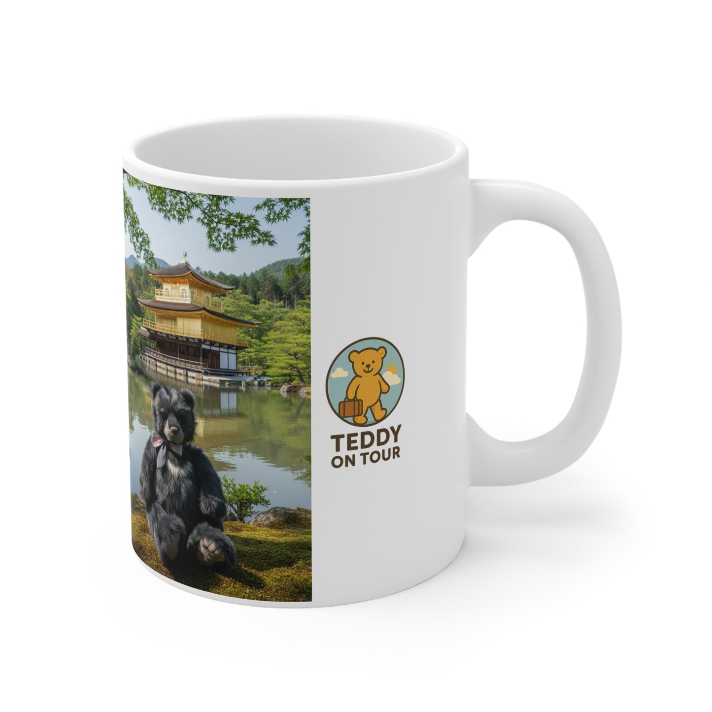 Teddy On Tour – Adventurer in Japan Ceramic Coffee Cup