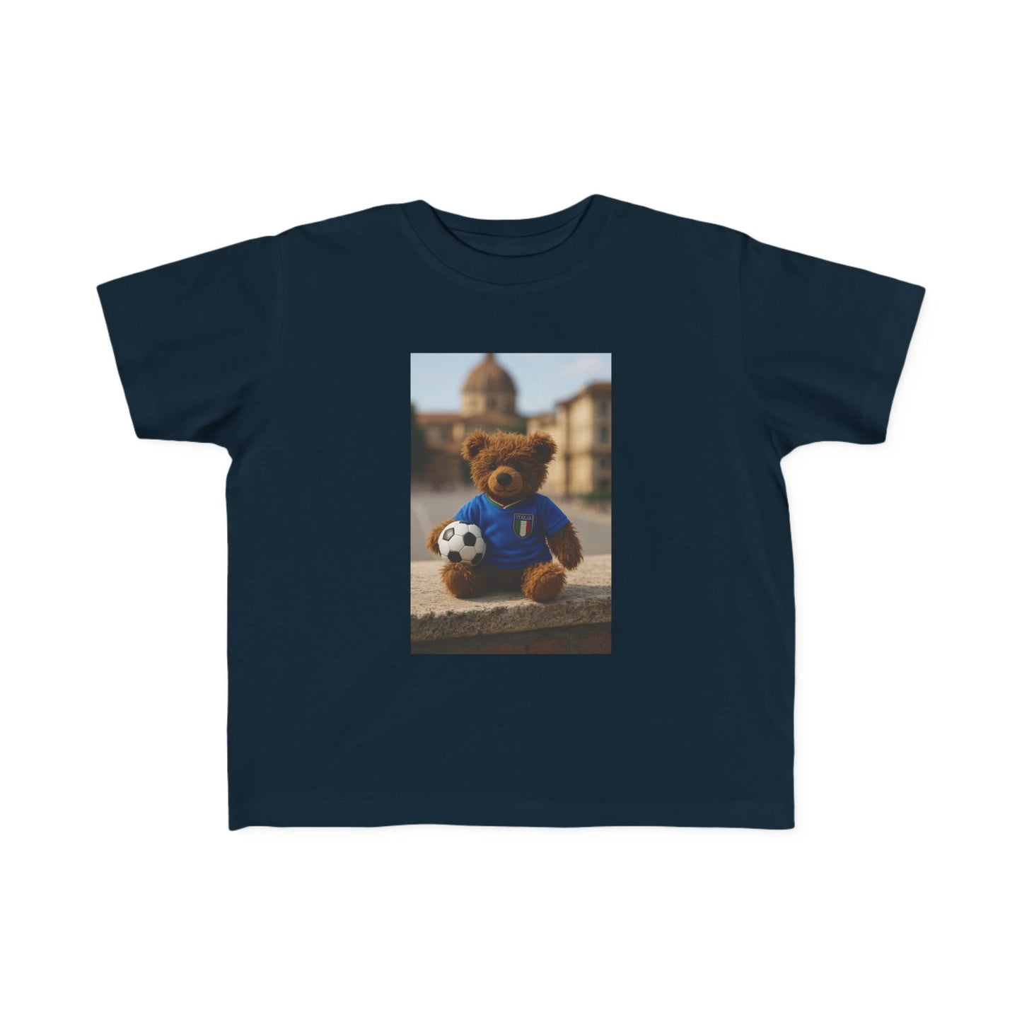 Teddy on Tour Gianni in Italy Toddler's Fine Jersey Tee