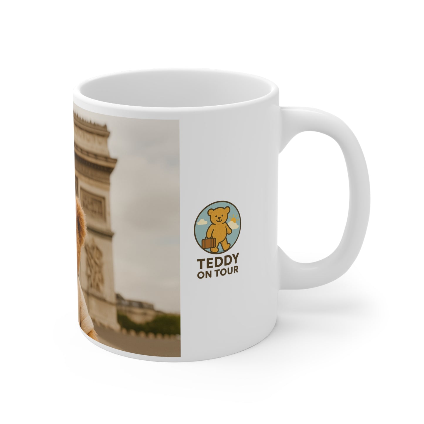 Teddy On Tour – Luna in Paris Ceramic Coffee Cup