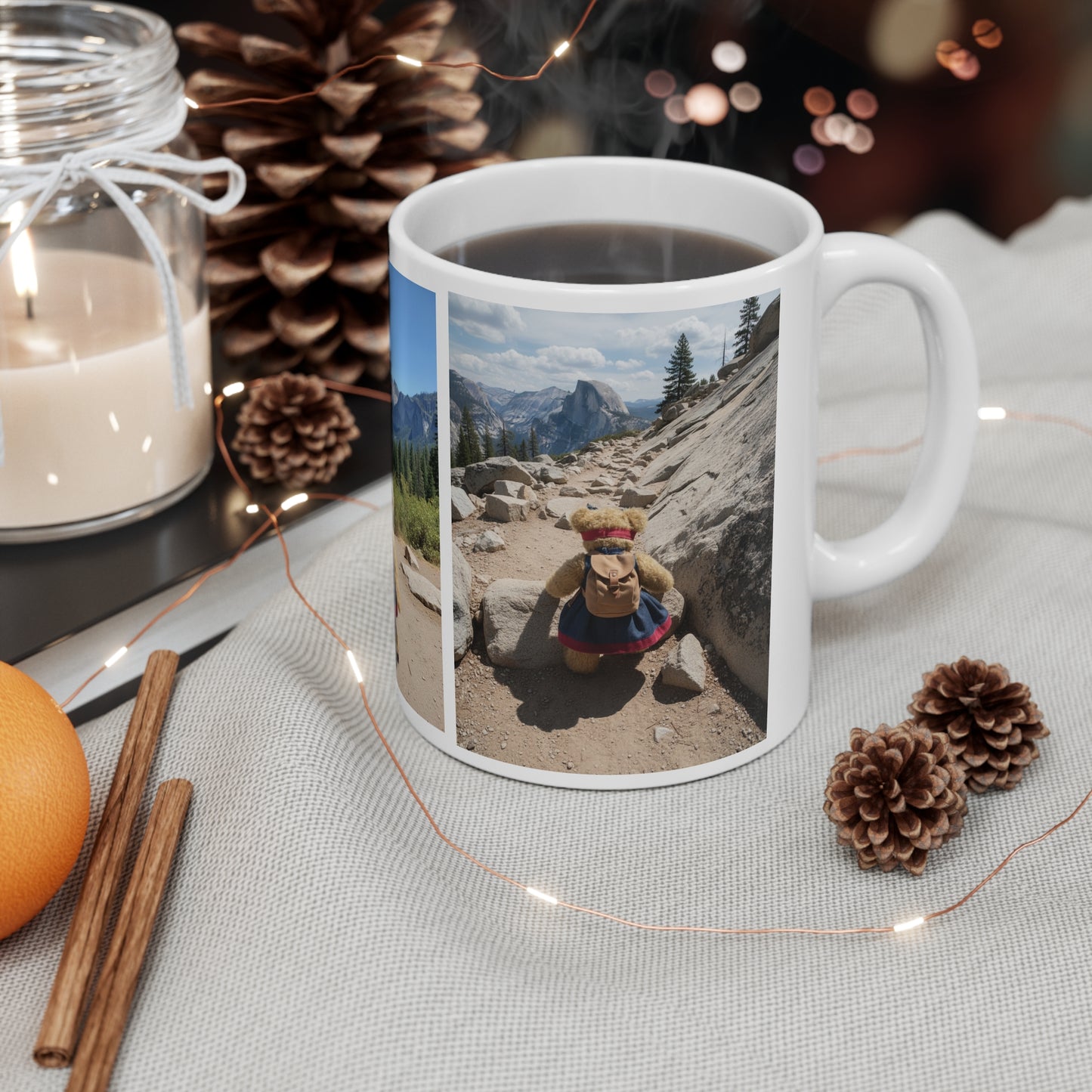Teddy On Tour – Daisy in Yosemite Ceramic Coffee Cup