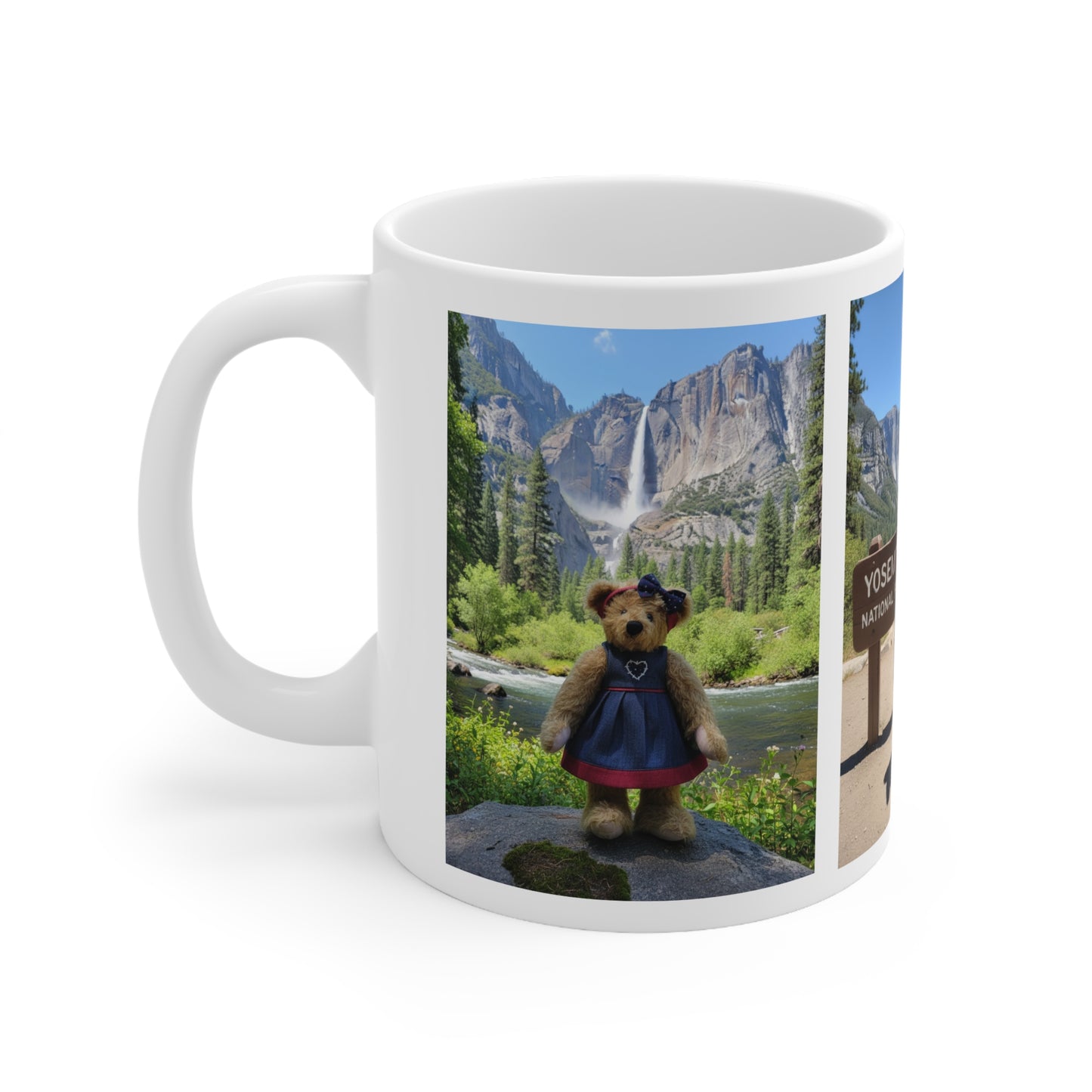 Teddy On Tour – Daisy in Yosemite Ceramic Coffee Cup