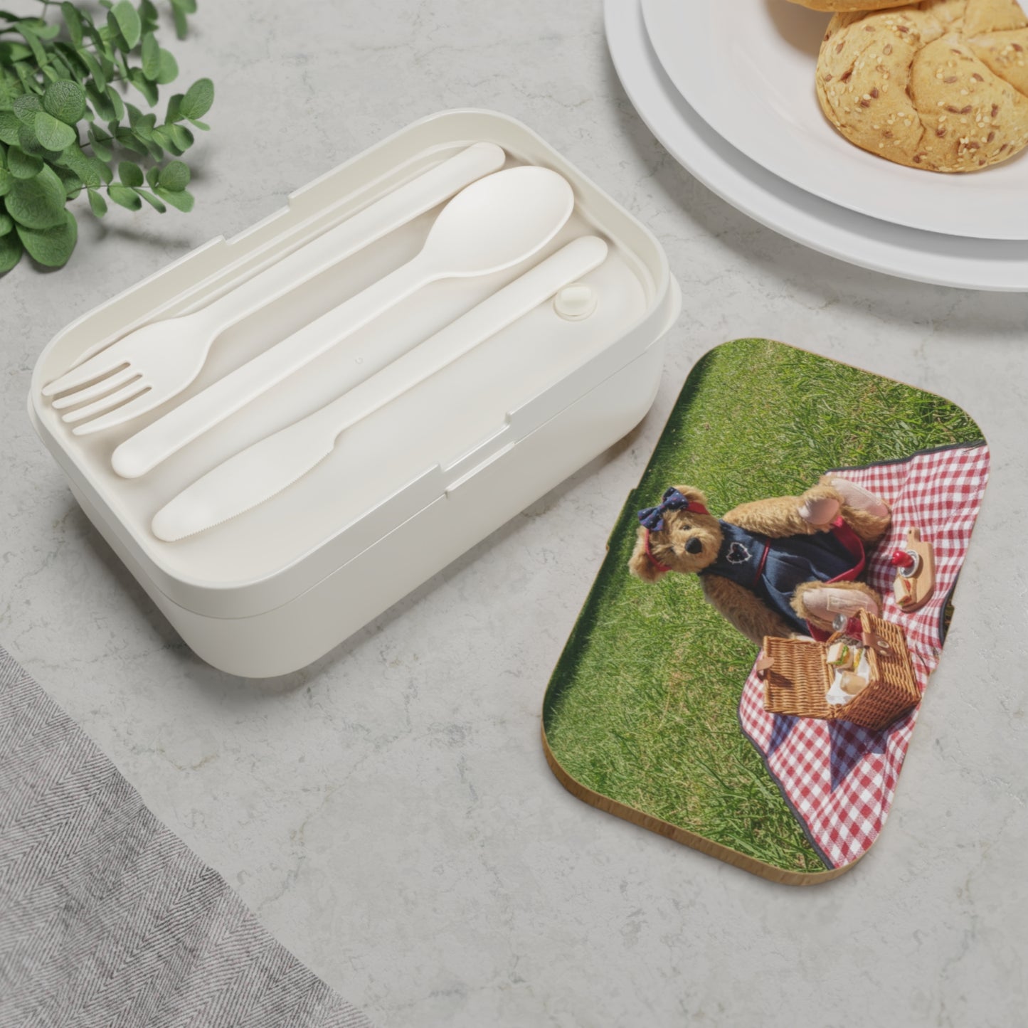 Teddy on Tour Daisy in Yosemite Park Bento Lunch Box