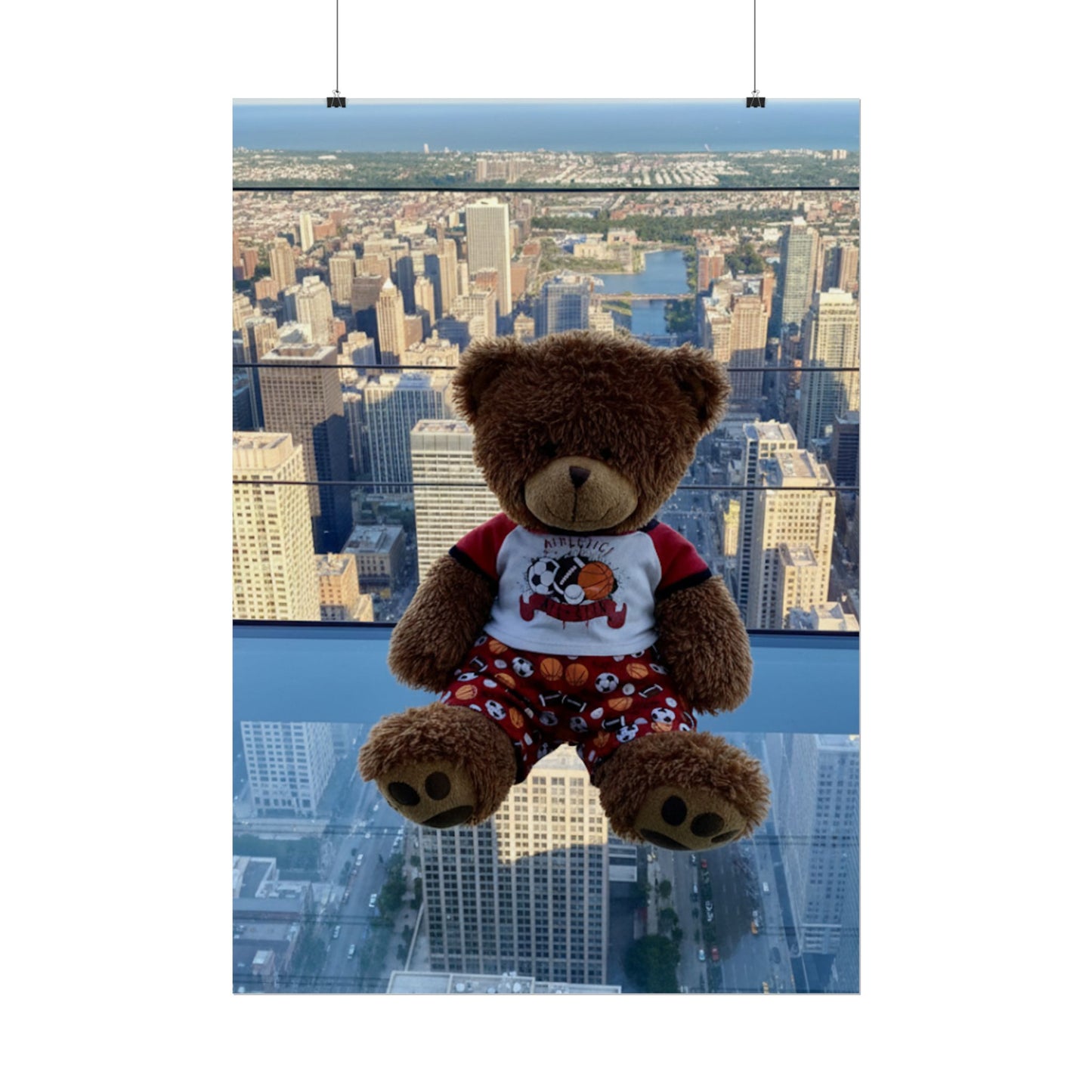 Teddy On Tour Jake in Chicago Rolled Posters