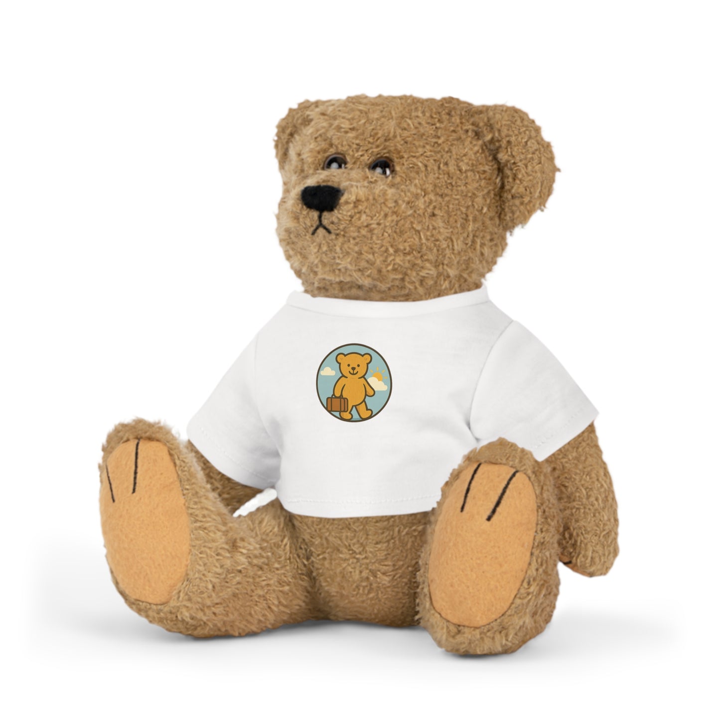 Teddy On Tour Logo Collection – Plush Toy with T-Shirt