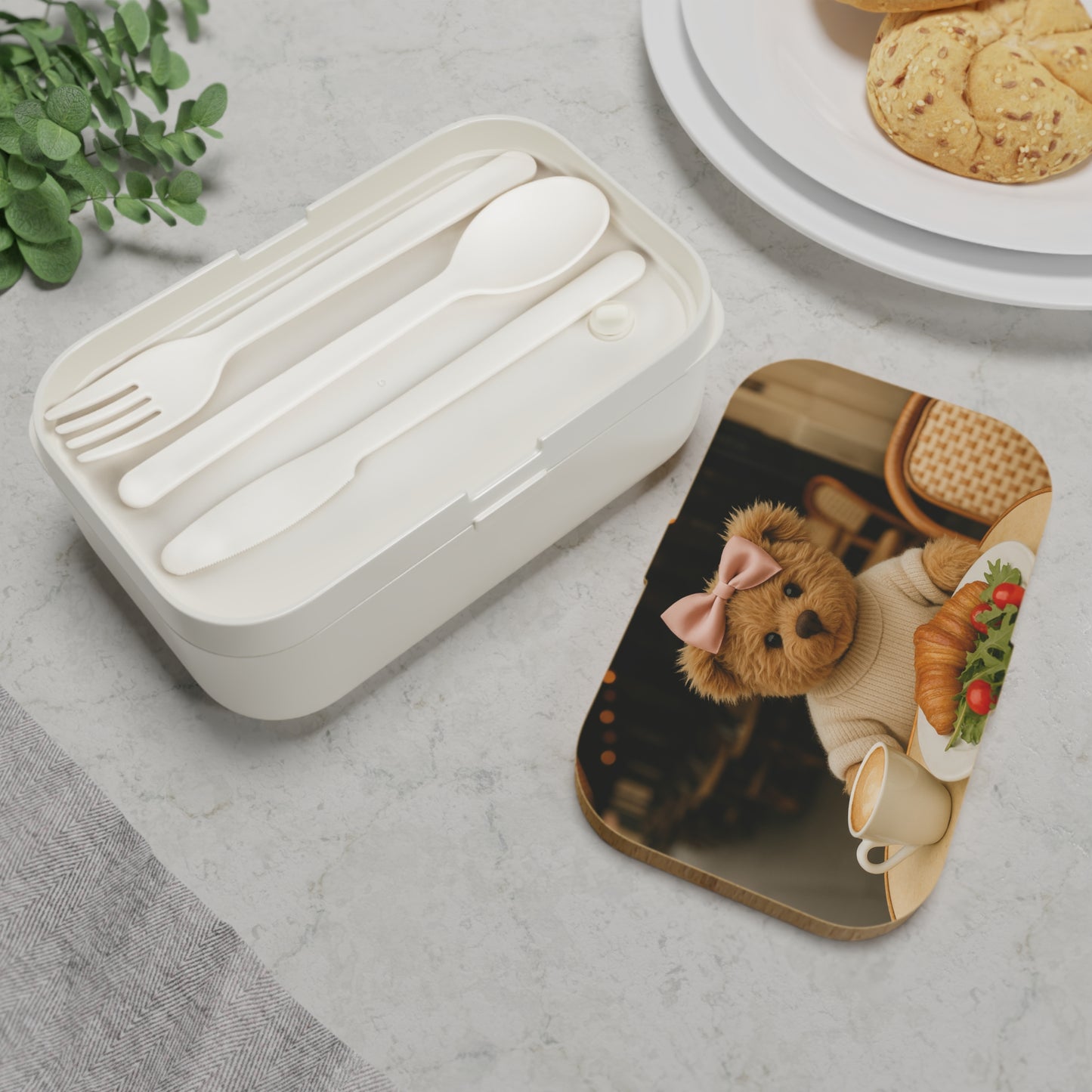 Teddy on Tour Luna in Paris Bento Lunch Box