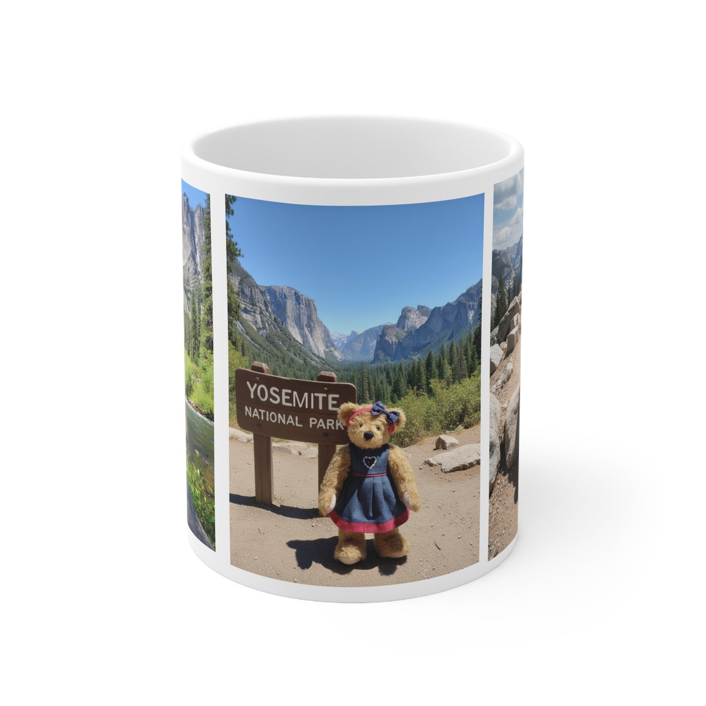 Teddy On Tour – Daisy in Yosemite Ceramic Coffee Cup