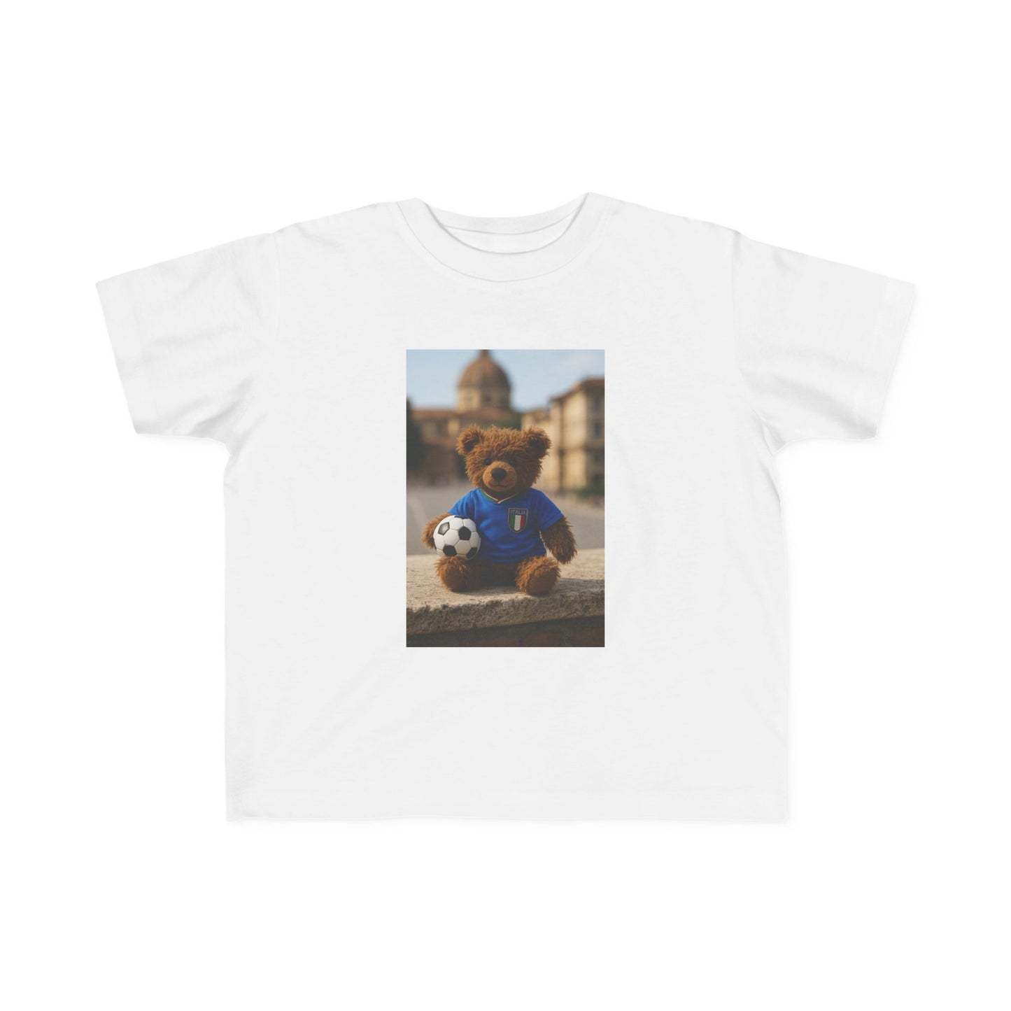 Teddy on Tour Gianni in Italy Toddler's Fine Jersey Tee