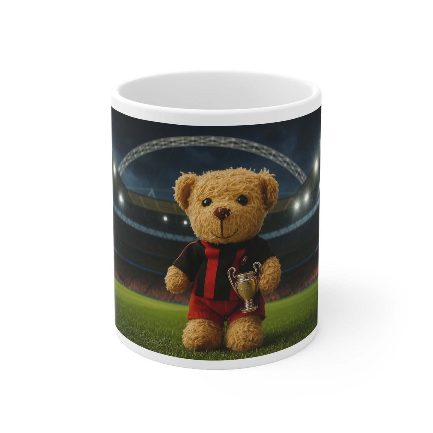 Teddy On Tour – Doudou Vieux goes to Wembley Ceramic Coffee Cup