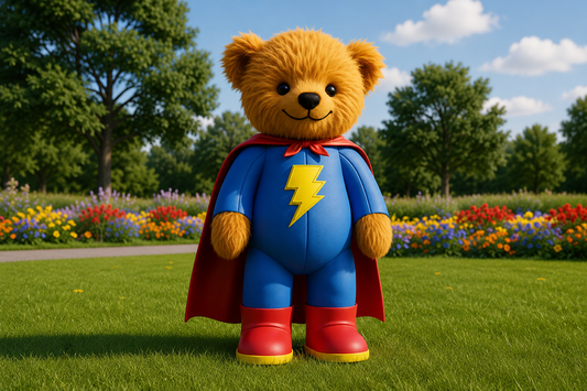 Super Teddy reporting for duty!