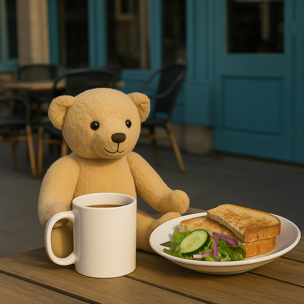Teddy Dining Out