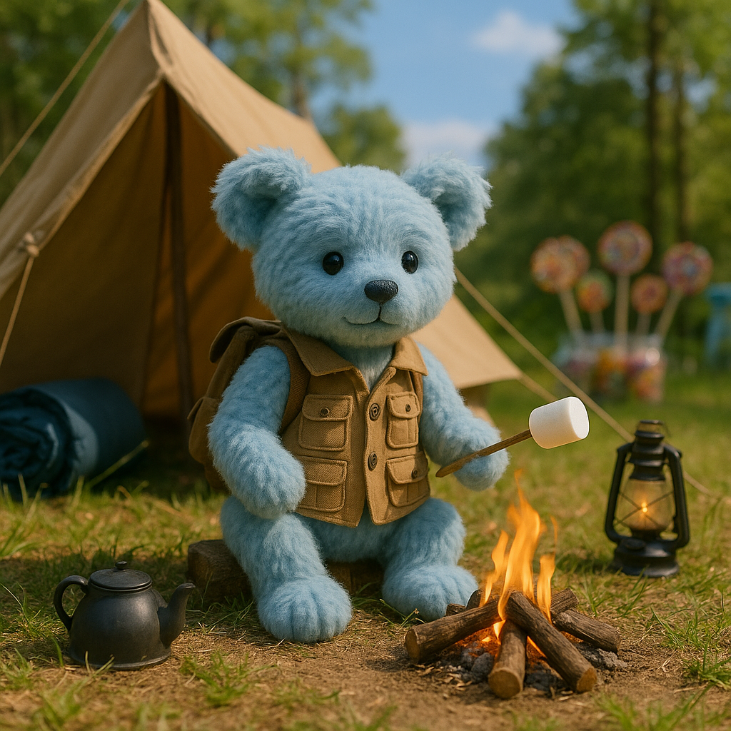 Indigo goes camping