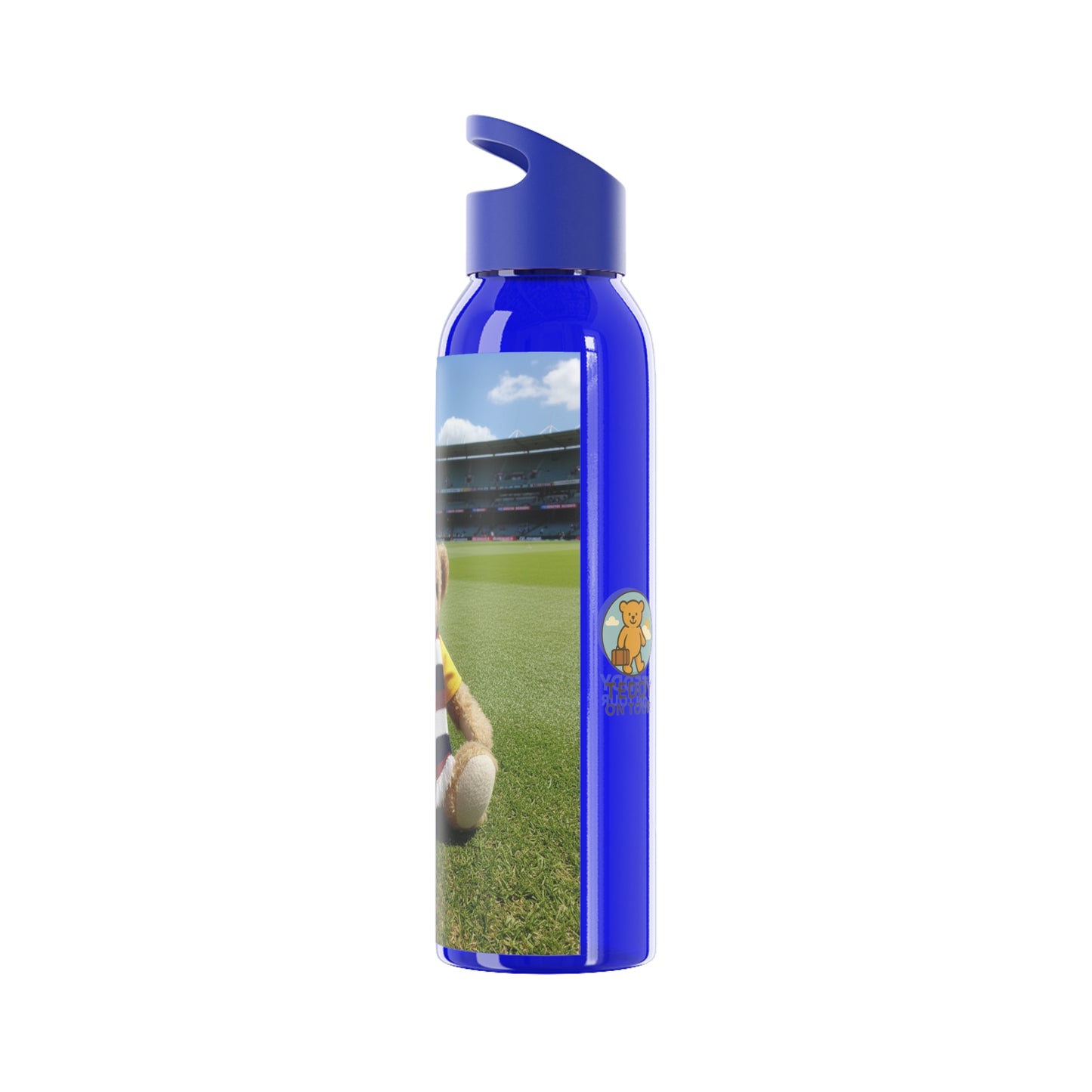Teddy on Tour Ralphie in Melbourne Sky Water Bottle