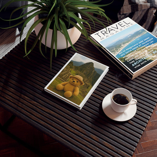 Teddy on Tour Adventures Hard Backed Journal