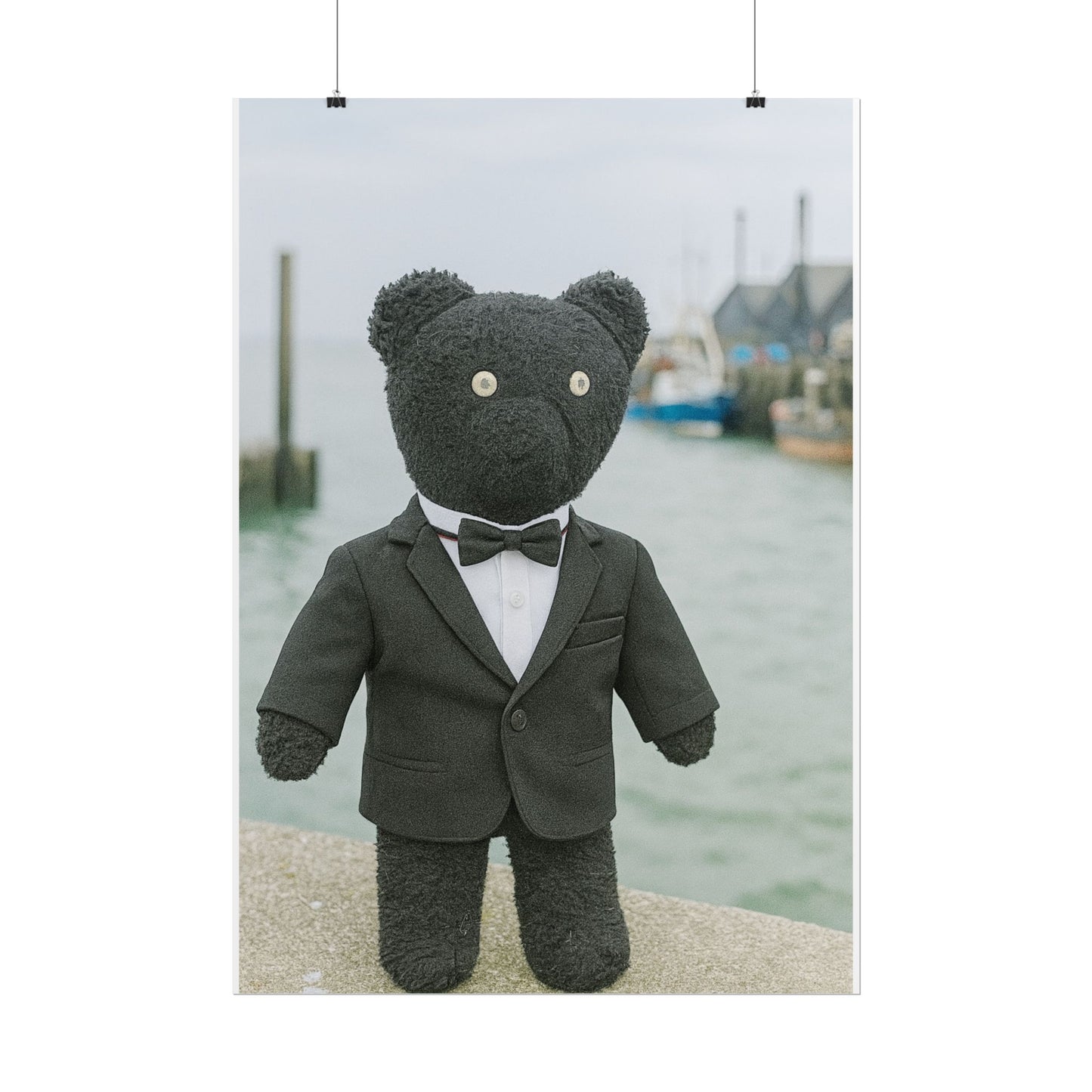 Teddy On Tour Pop Jack in Whitstable Rolled Posters