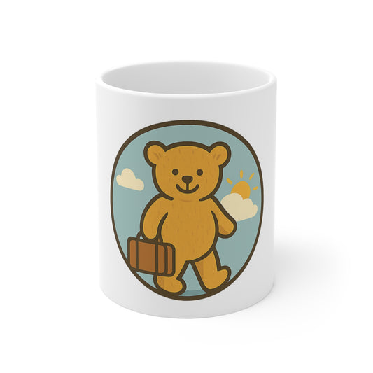 Teddy On Tour – Logo Collection Ceramic Coffee Cup