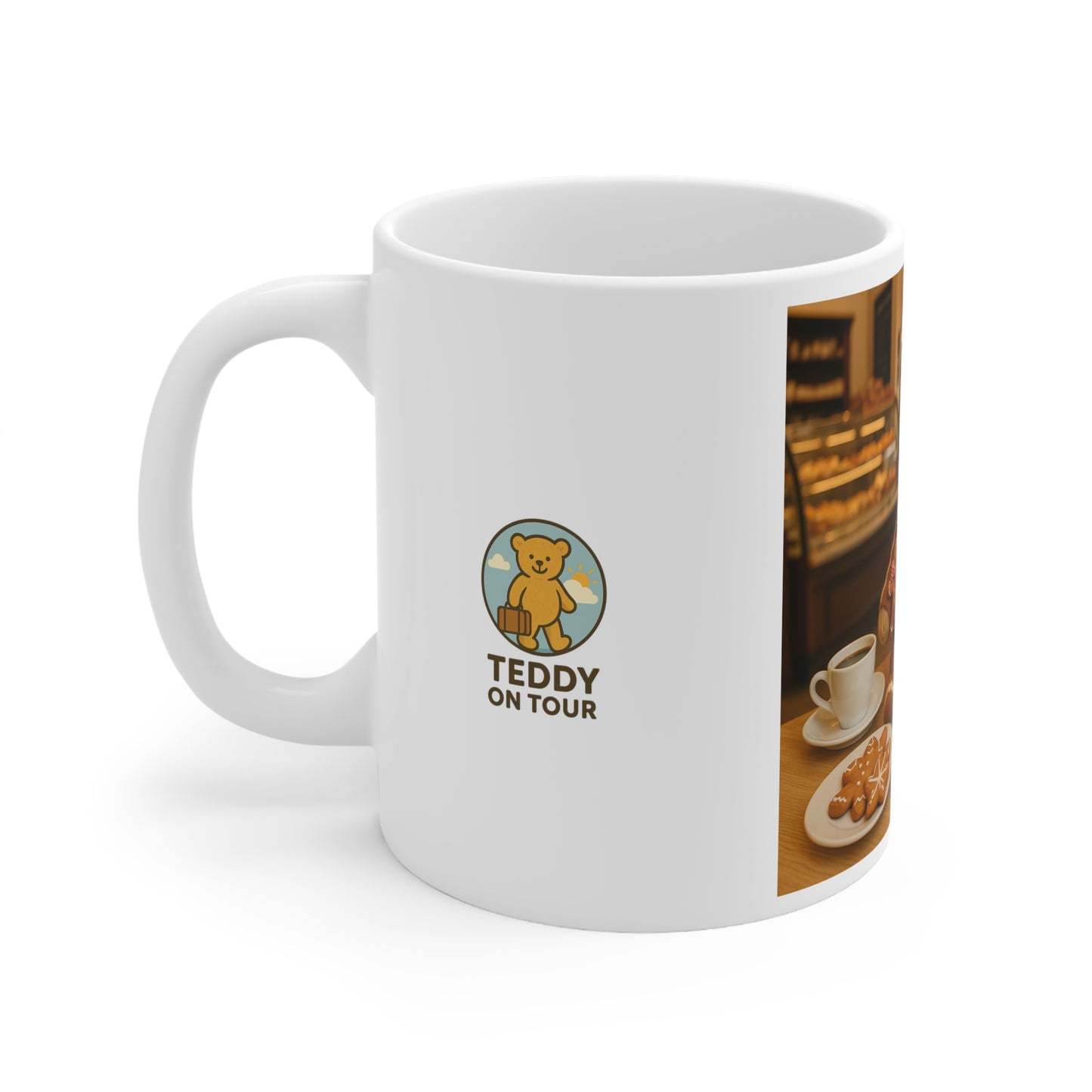 Teddy On Tour – Ginger Decor Ceramic Coffee Cup