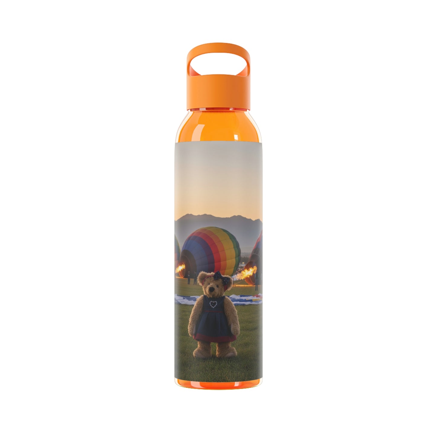 Teddy on Tour Daisy in Albuquerque Sky Water Bottle