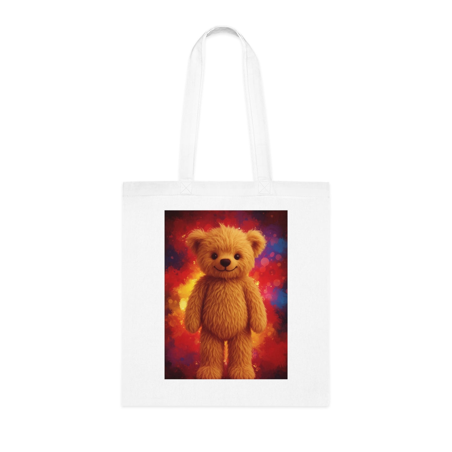 Teddy On Tour Cotton Tote Bag