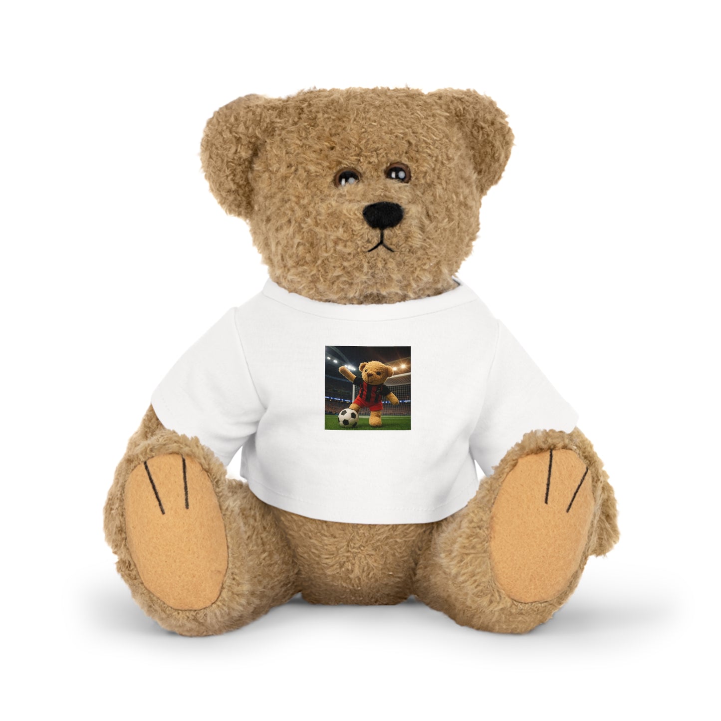Teddy On Tour – Doudou Vieux goes to Wembley Plush Toy with T-Shirt