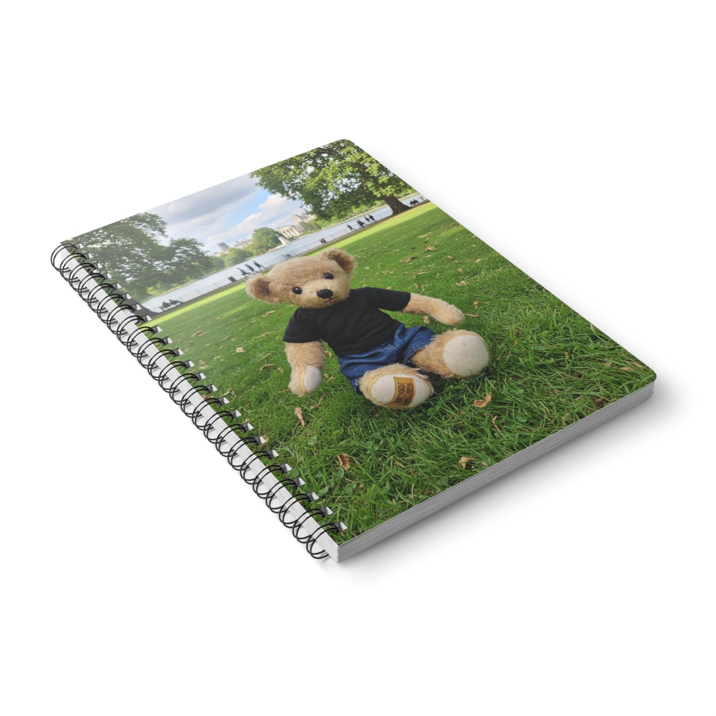 Teddy On tour Ralphie in London Softcover Notebook, A5