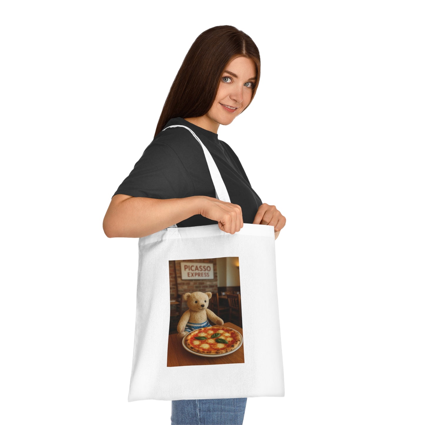 Teddy On Tour – Bexhill Picasso Express Cotton Tote Bag