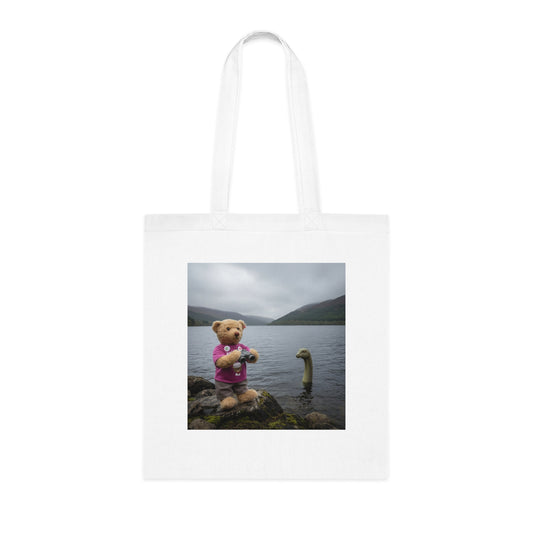 Teddy On Tour – Olly in Scotland Cotton Tote Bag