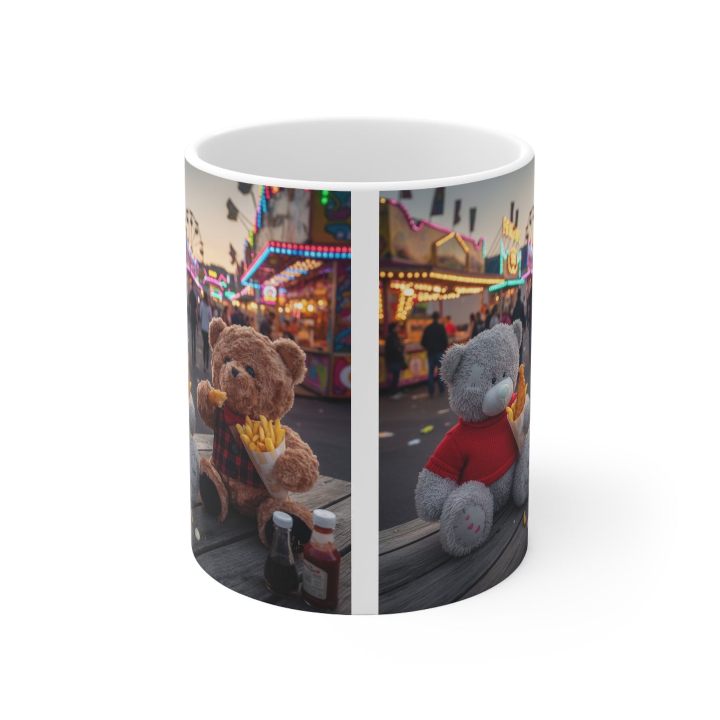 Teddy On Tour – Jamie and Fraser Ferris Wheel Ceramic Coffee Cup