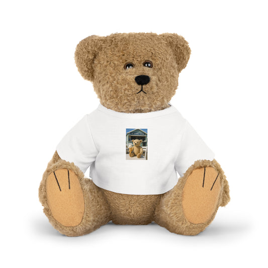 Teddy On Tour – Bexhill Bathing Station Plush Toy with T-Shirt