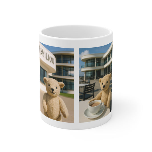 Teddy On Tour – Bexhill Pavilion Ceramic Coffee Cup