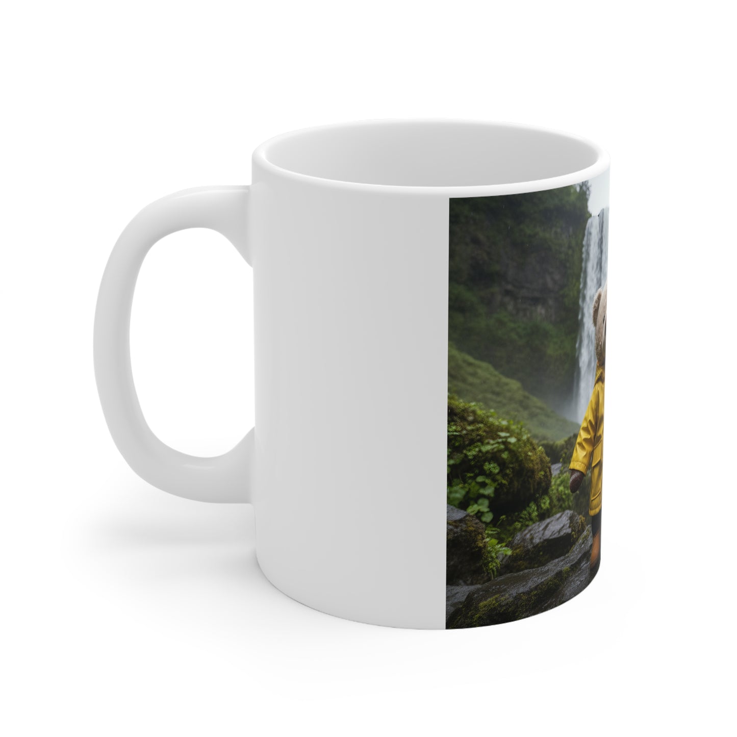 Teddy On Tour –  Lombear in Norway Ceramic Coffee Cup