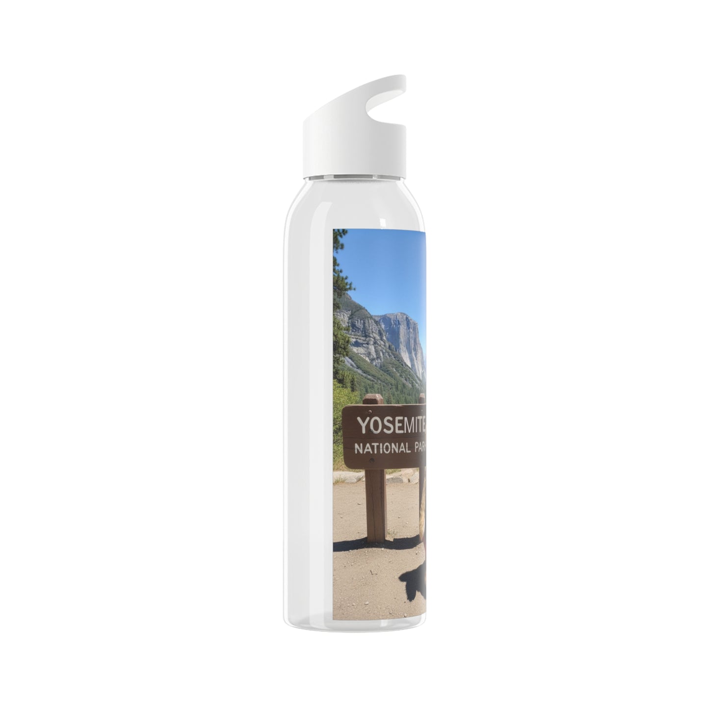 Teddy on Tour Daisy in Yosemite Sky Water Bottle