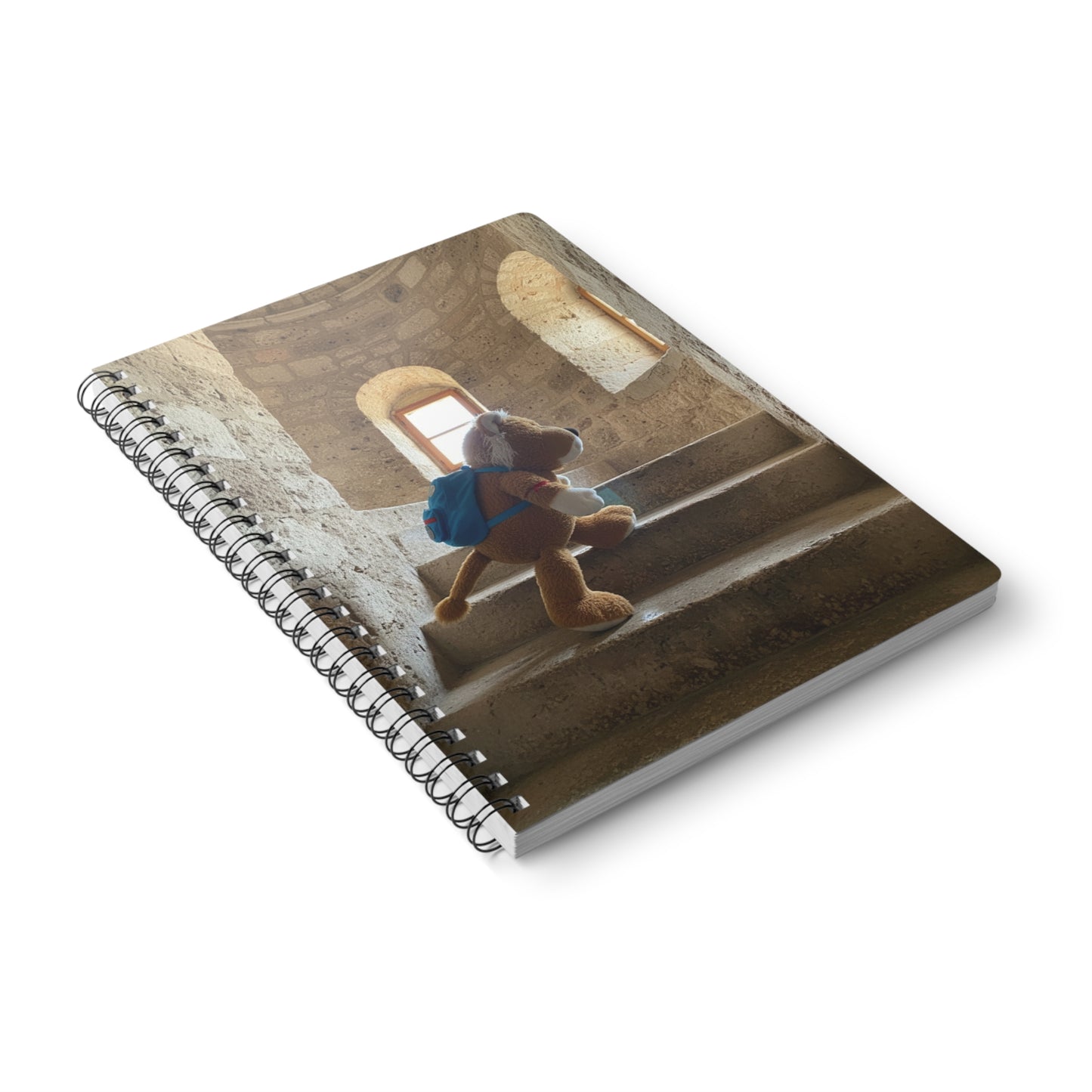 Teddy On tour Big Billy in Turkiye Softcover Notebook, A5