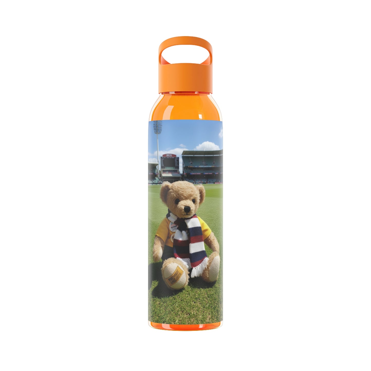 Teddy on Tour Ralphie in Melbourne Sky Water Bottle