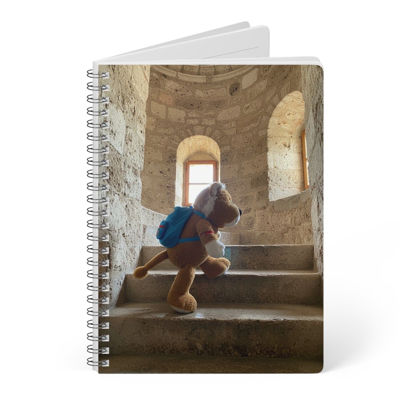 Teddy On tour Big Billy in Turkiye Softcover Notebook, A5