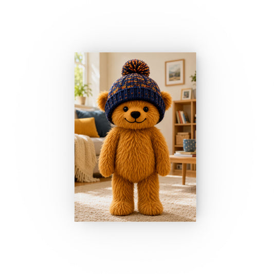 Teddy on Tour stationery Hard Backed Journal