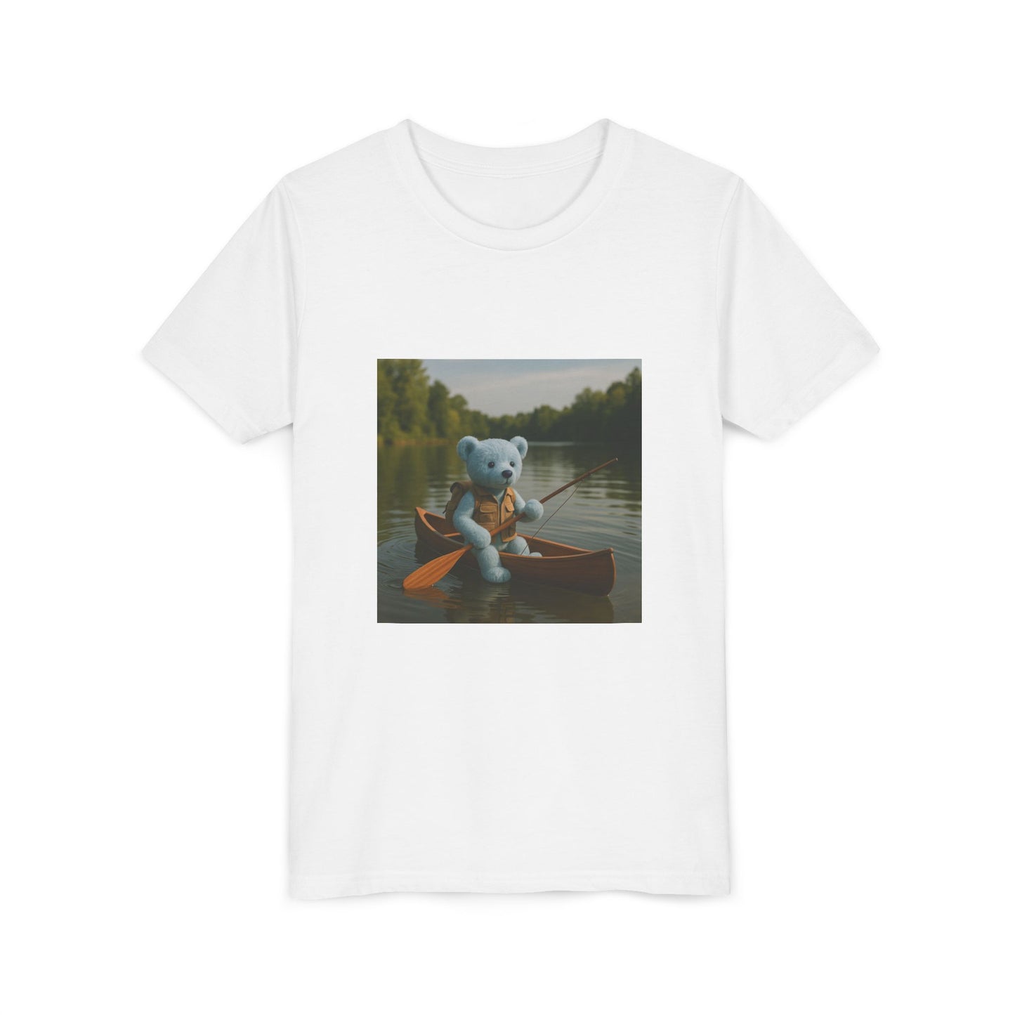 Teddy On Tour – Indigo goes camping Youth Short Sleeve Tee