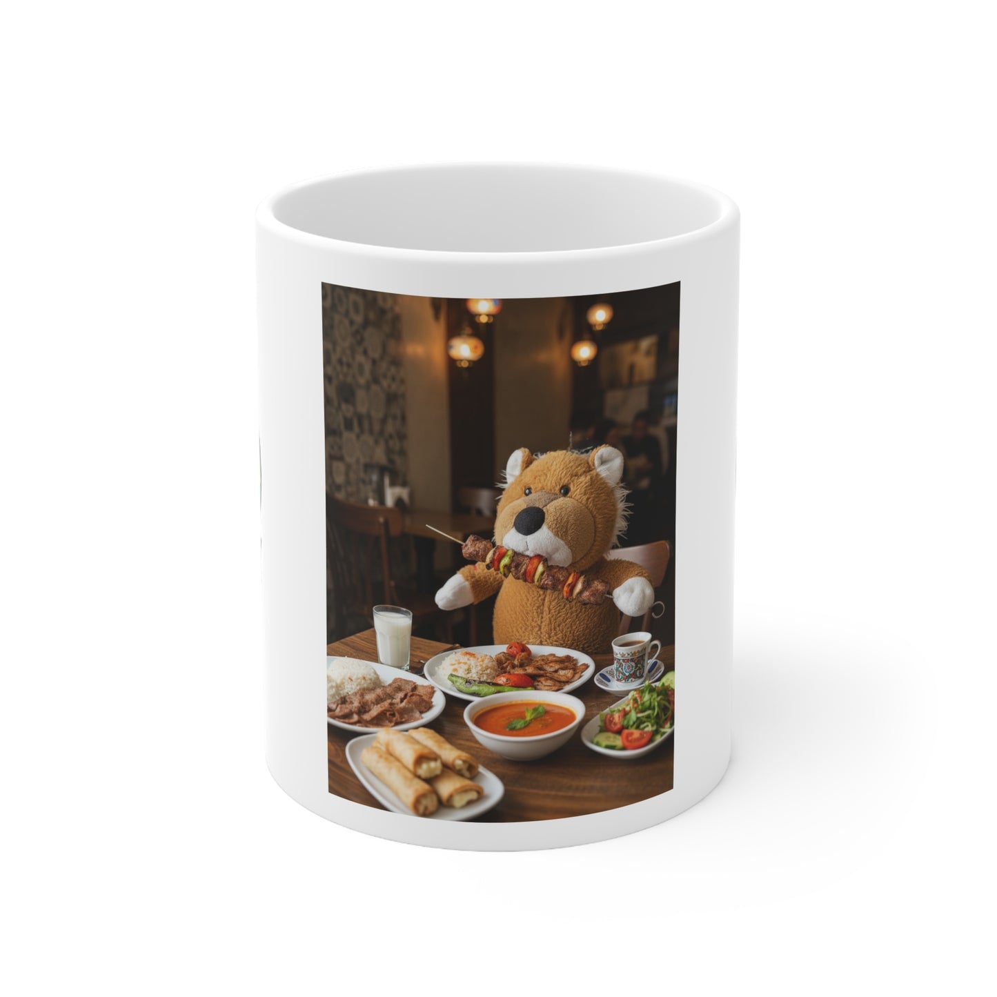 Teddy On Tour – Big Billy in Turkiye Ceramic Coffee Cup