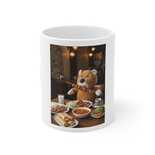 Teddy On Tour – Big Billy in Turkiye Ceramic Coffee Cup