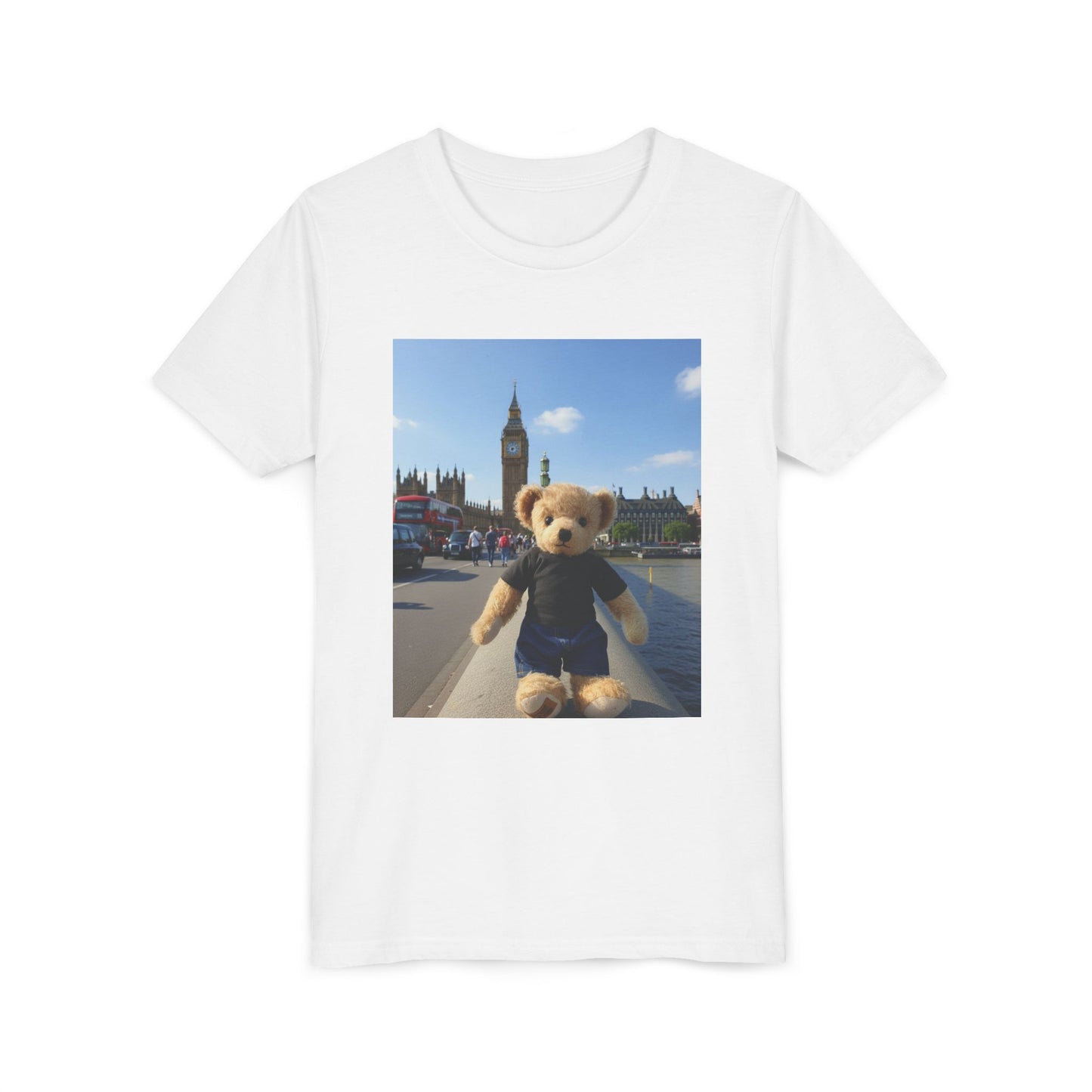Teddy On Tour – Ralphie in London Youth Short Sleeve Tee