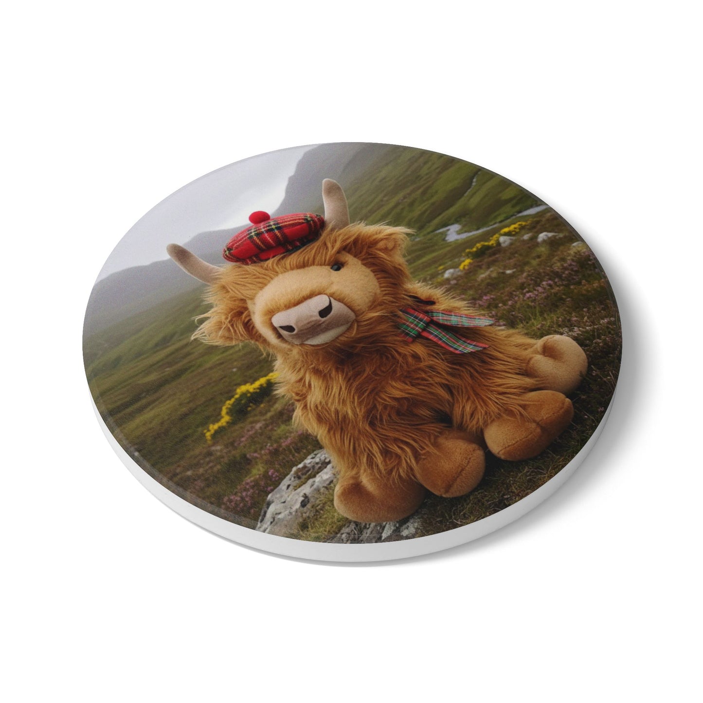 Teddy on Tour Donald Ceramic Coaster
