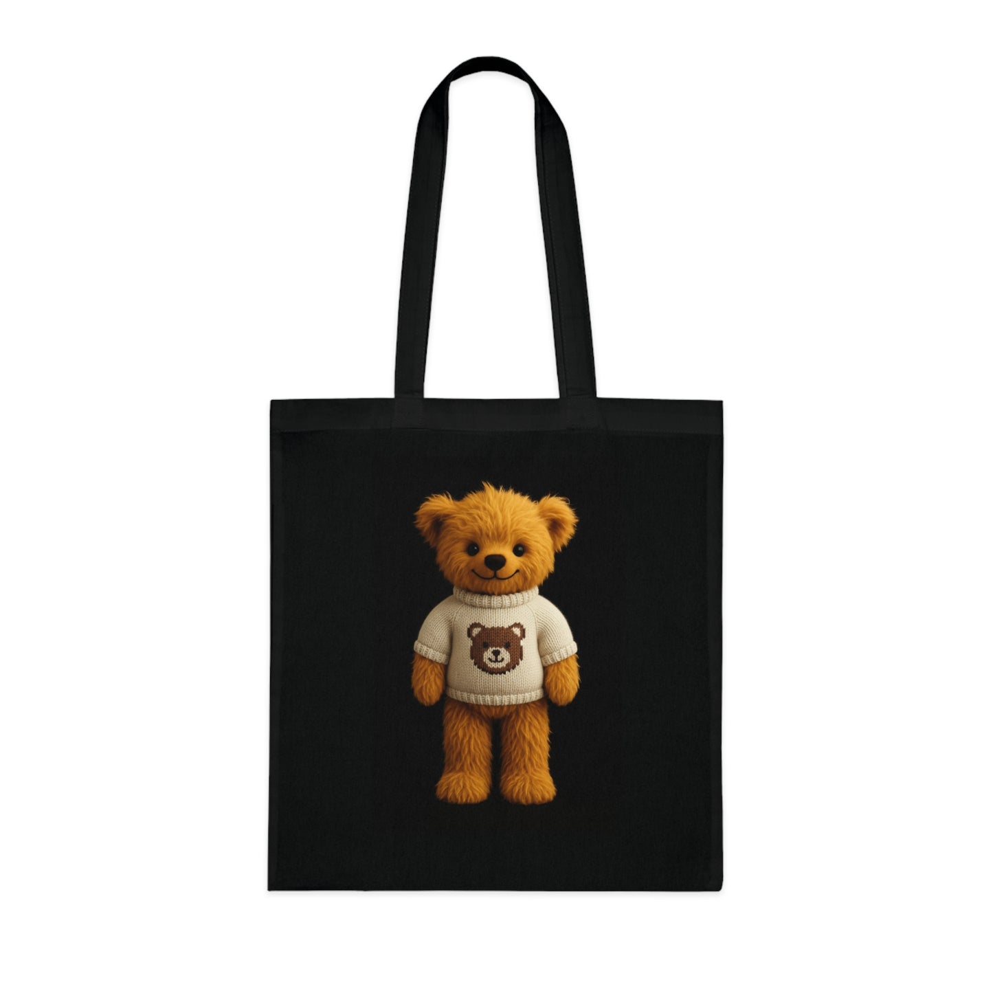 Teddy On Tour Cotton Tote Bag