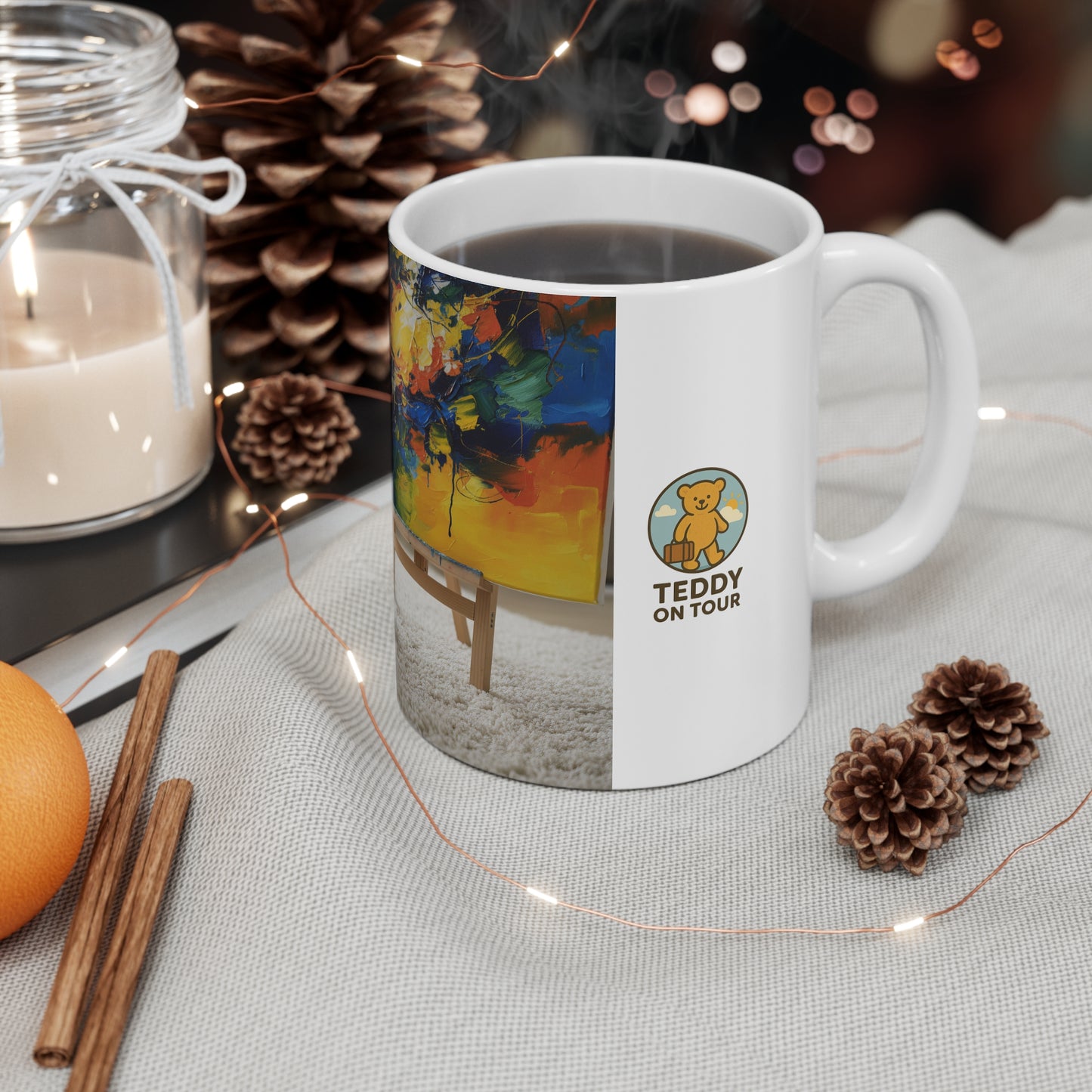 Teddy On Tour – Offis at the Tate Modern Ceramic Coffee Cup