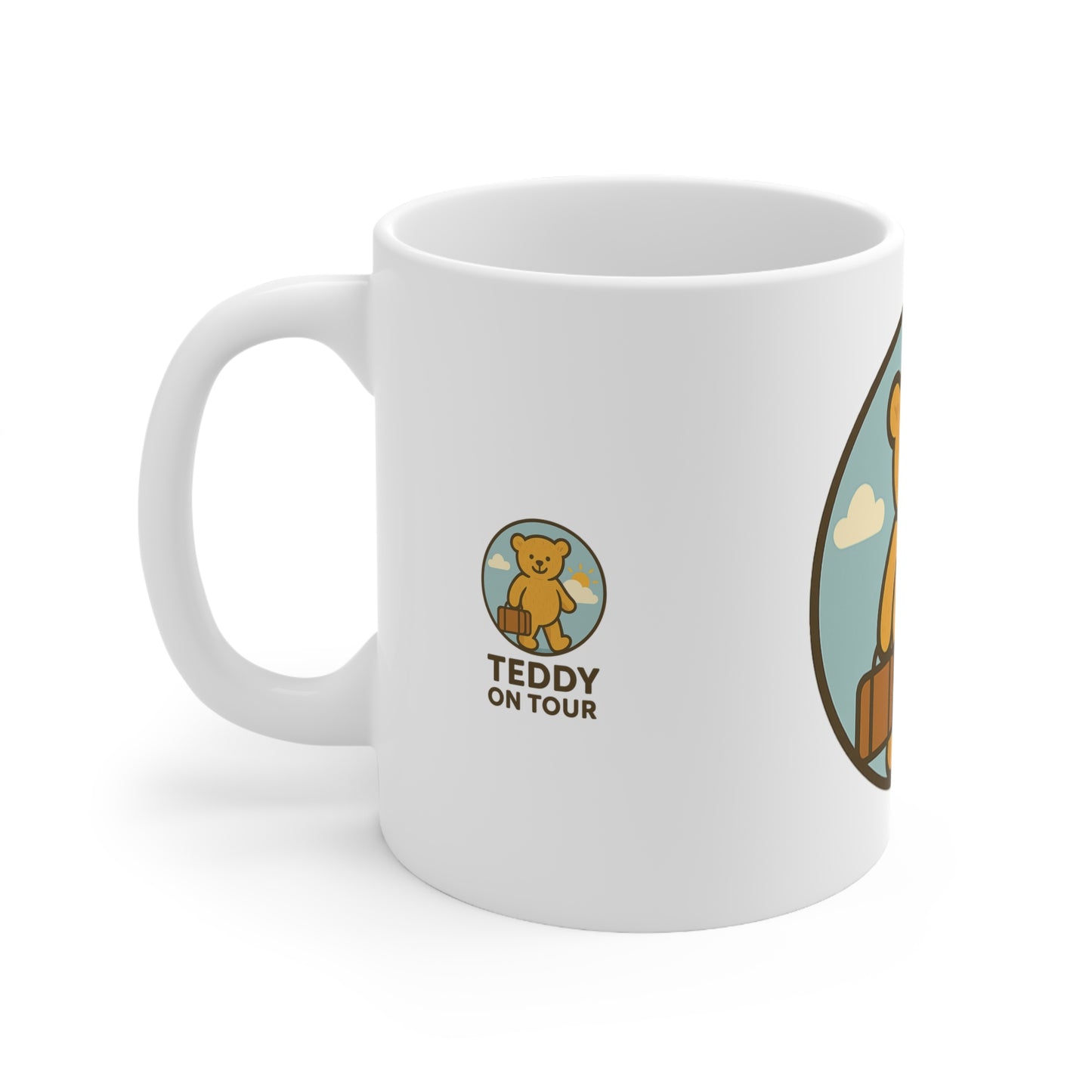 Teddy On Tour – Logo Collection Ceramic Coffee Cup
