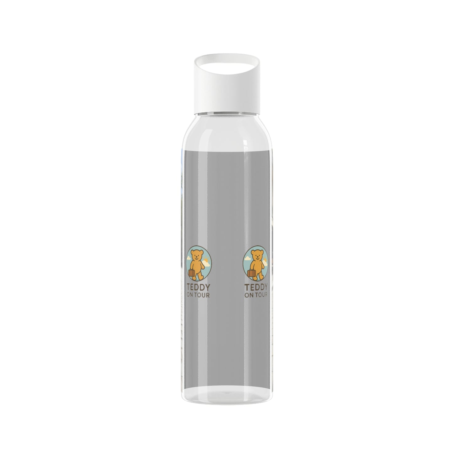 Teddy on Tour Gilbert in Paris Sky Water Bottle