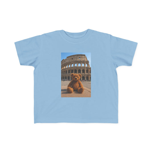 Teddy on Tour Gianni in Italy Toddler's Fine Jersey Tee
