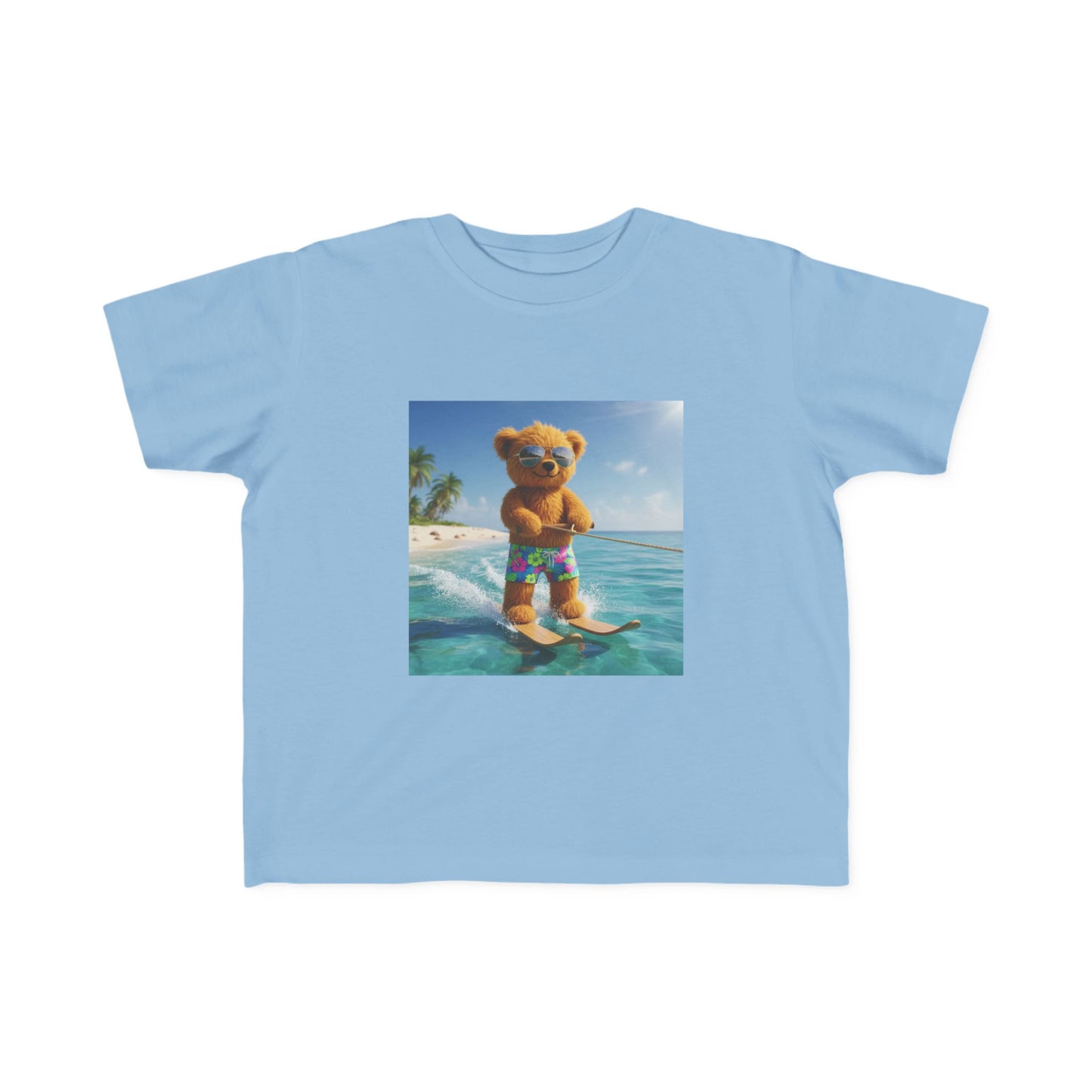 Teddy on Tour Clothing Toddler's Fine Jersey Tee